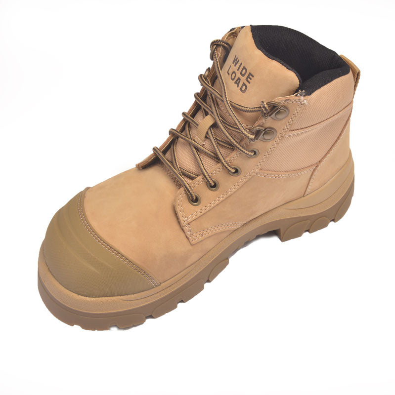 690WL 6inch Steel Toe Lace Up Work Boot - Wheat