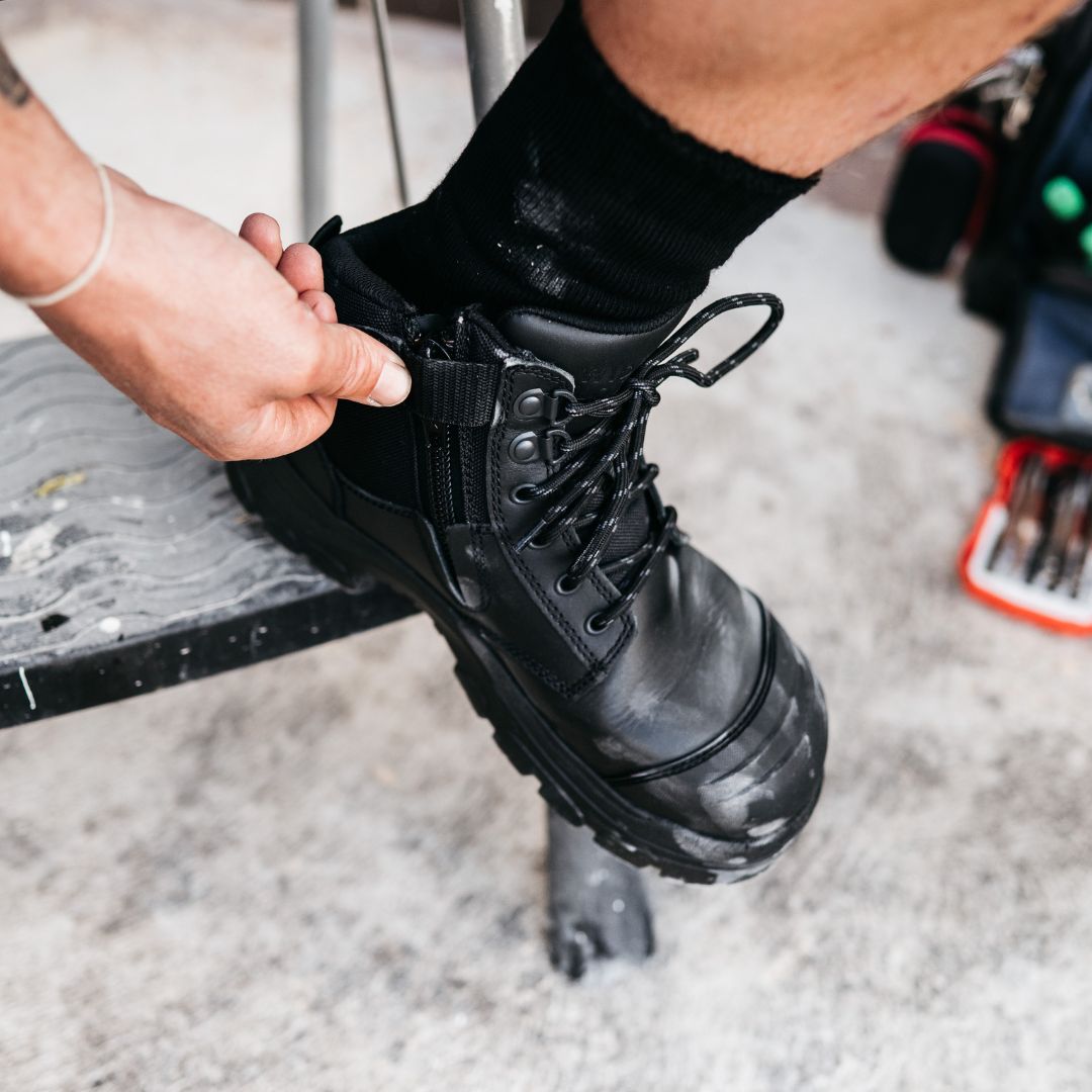 690BZC 6inch Composite Toe Work Boot - Black