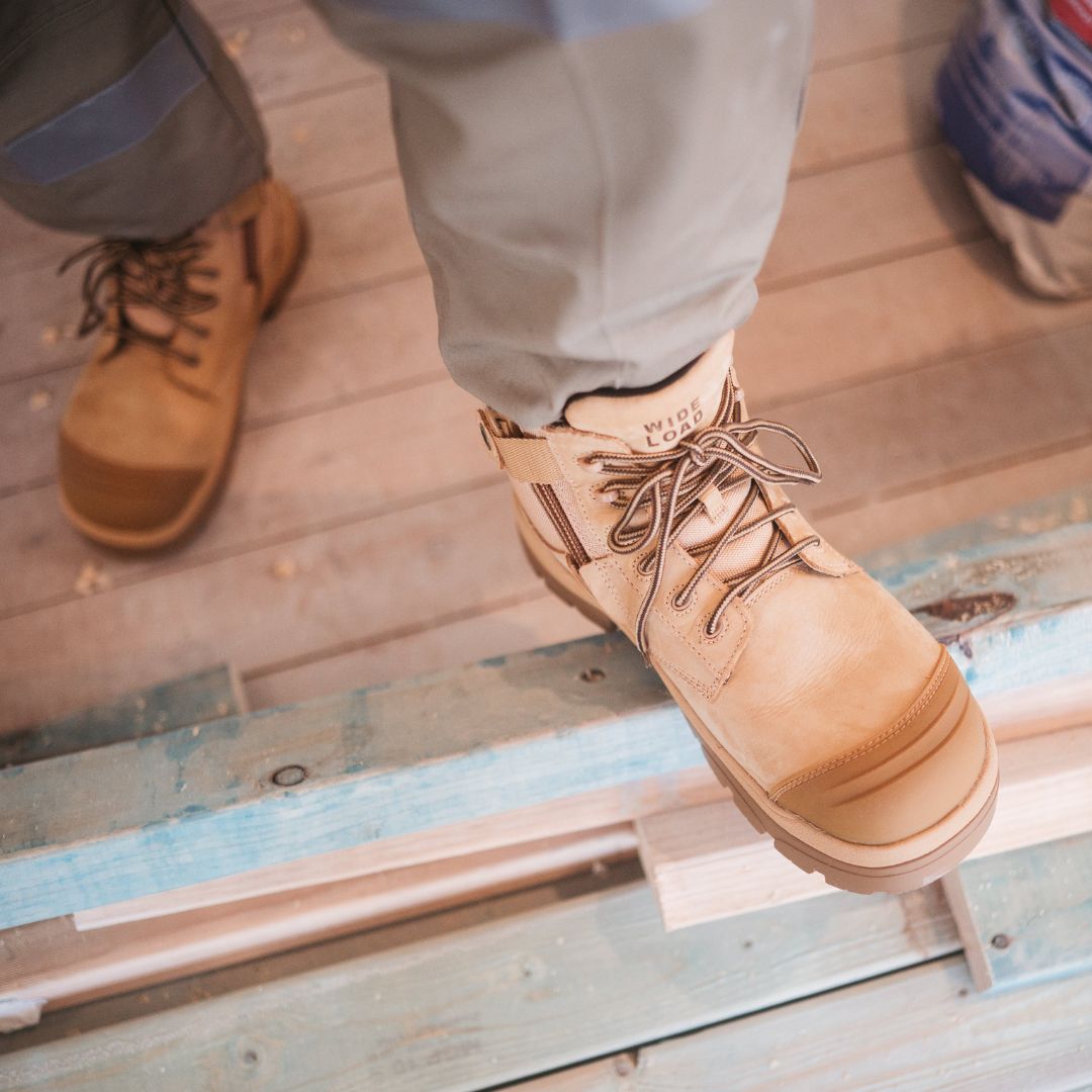 690WZN 6inch Soft Toe Work Boot - Wheat