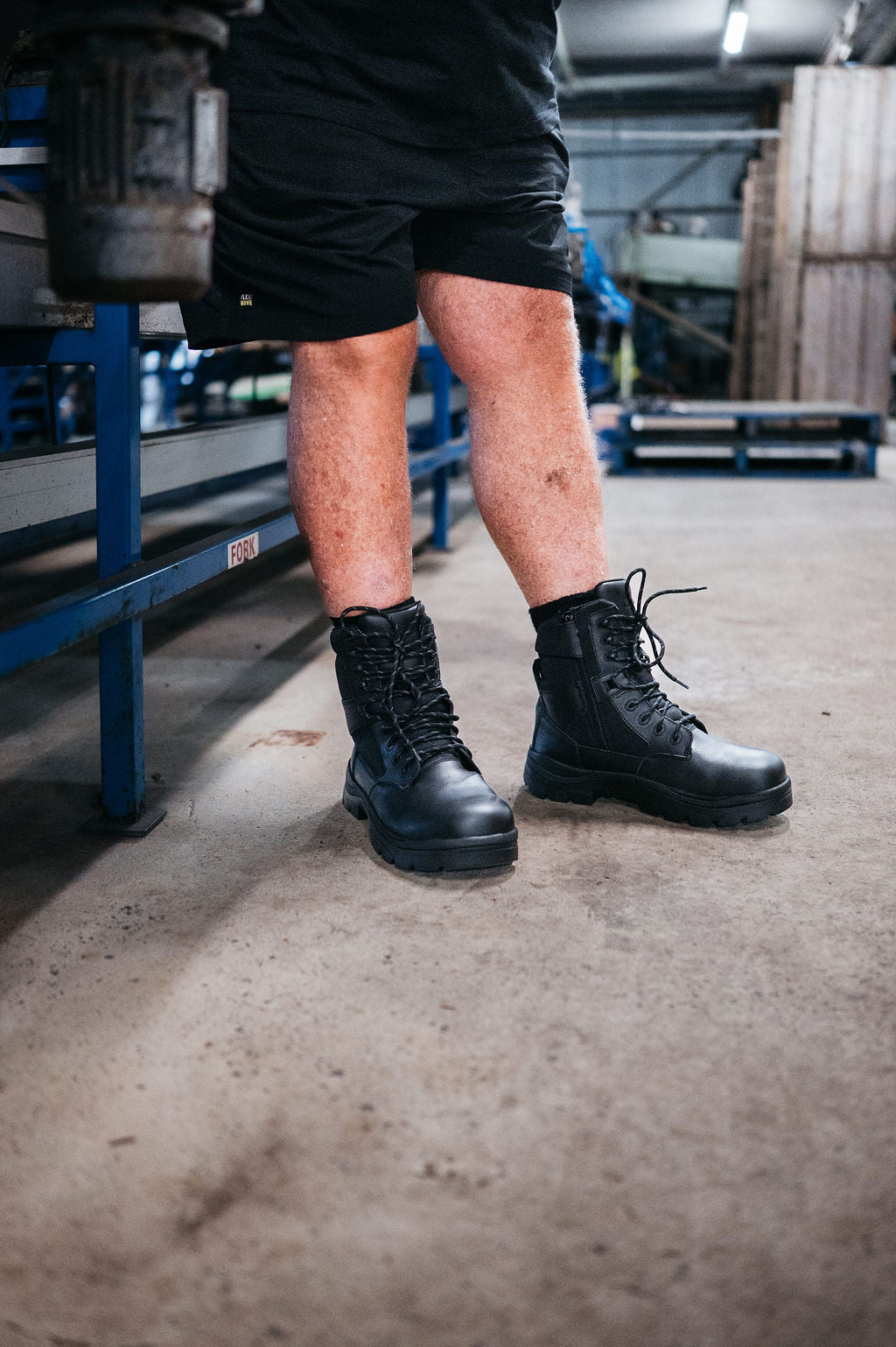 890BZC 8inch Composite Toe Work Boot - Black