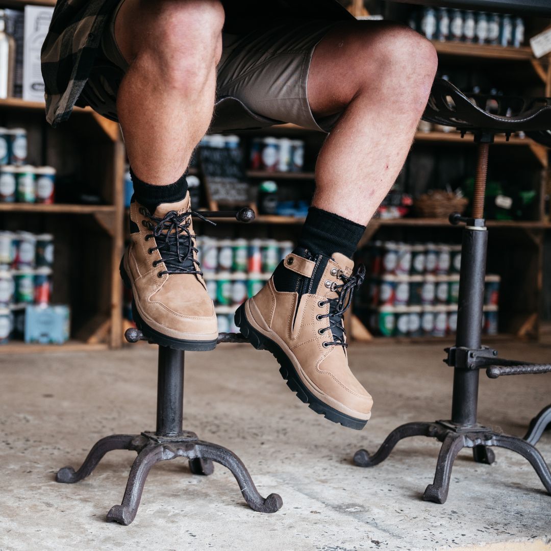 590TZN 6 Inch Boots - Taupe