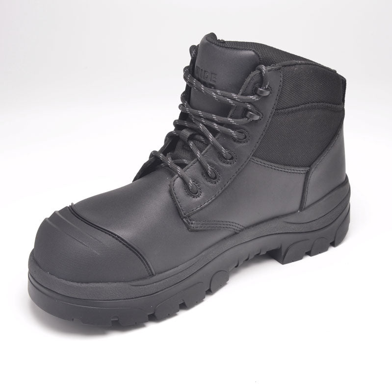 690BLWC 6inch Waterproof Composite Toe Work Boot - Black