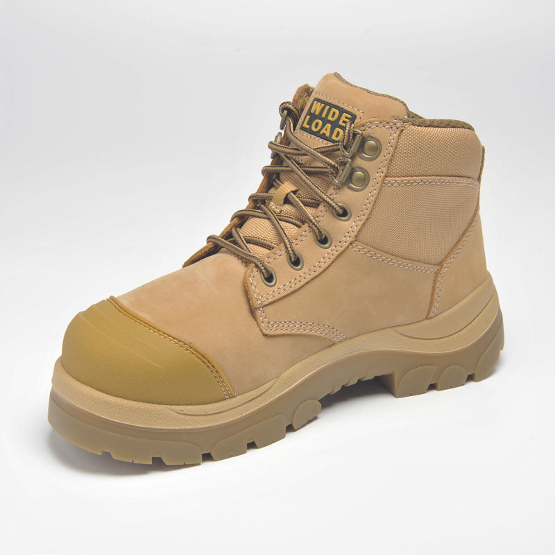 690WL 6inch Steel Toe Lace Up Work Boot - Wheat