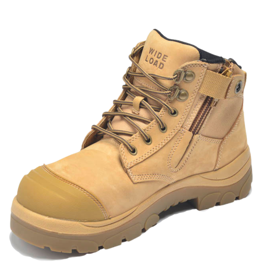 690WZ 6inch Steel Toe Work Boot - Wheat