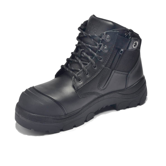 690BZ 6inch Steel Toe Work Boot - Black