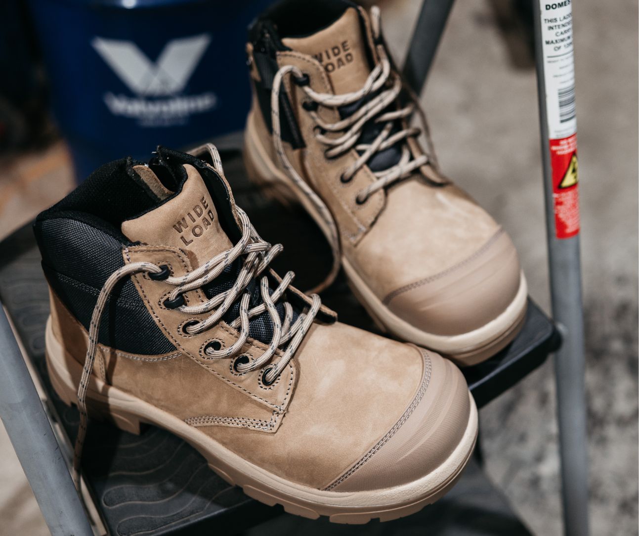 690SZC 6inch Composite Toe Work Boot - Stone