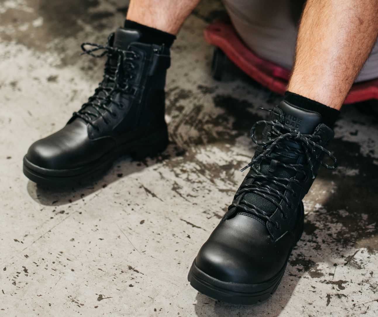 790BZN 8inch Tactical, Security & Hiking Boot - Black