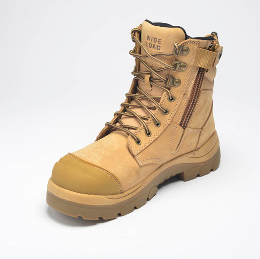 890WZ 8inch Steel Toe Work Boot - Wheat