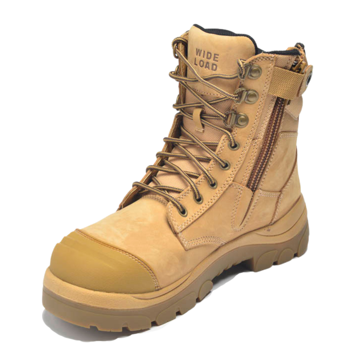 890WZ 8inch Steel Toe Work Boot - Wheat – Wide Load Footwear