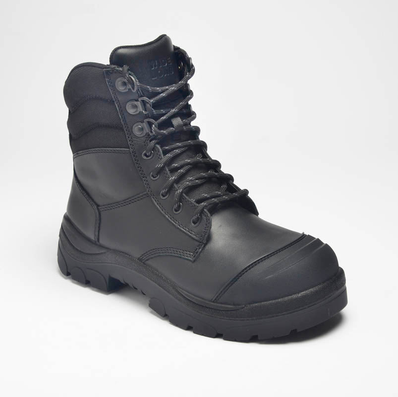 890BZ 8inch Steel Toe Work Boot - Black