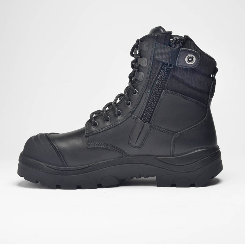 890BZ 8inch Steel Toe Work Boot - Black