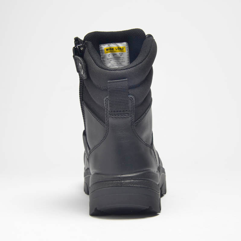 890BZ 8inch Steel Toe Work Boot - Black