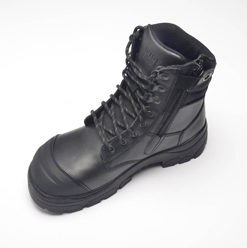 890BZ 8inch Steel Toe Work Boot - Black