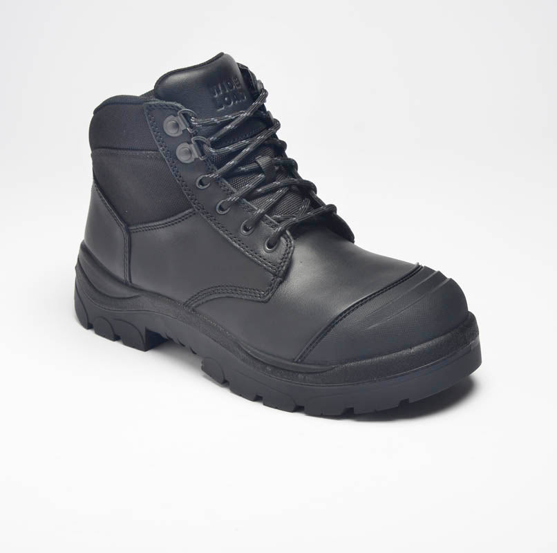 690BZN 6inch Soft Toe Work Boot - Black