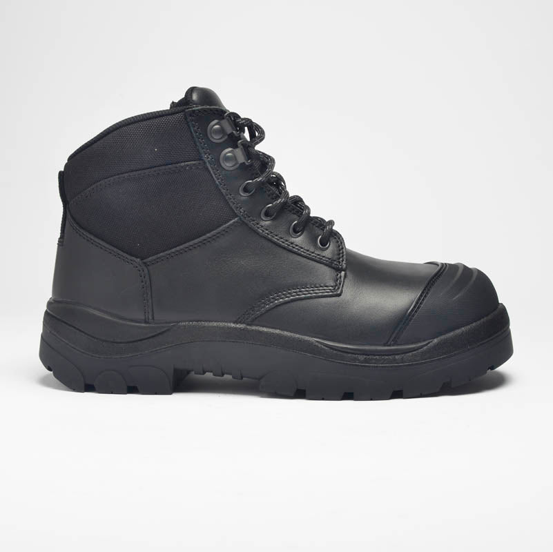 690BZN 6inch Soft Toe Work Boot - Black