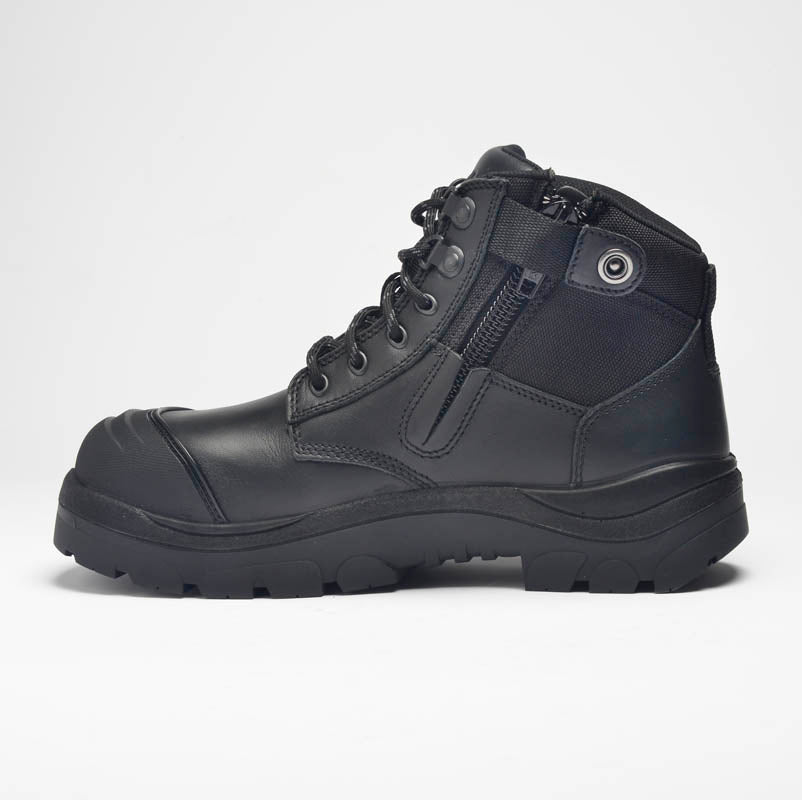 690BZ 6inch Steel Toe Work Boot - Black