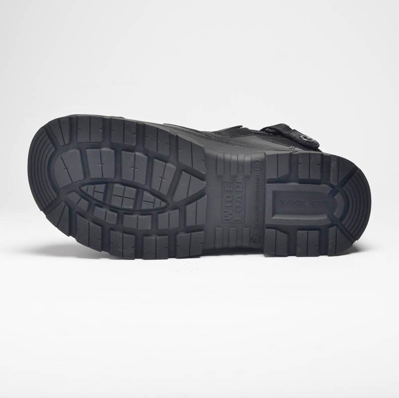 690BZN 6inch Soft Toe Work Boot - Black