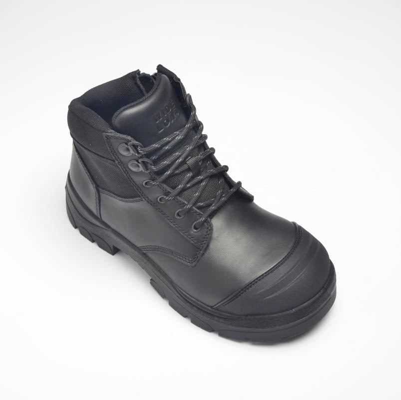 690BZ 6inch Steel Toe Work Boot - Black