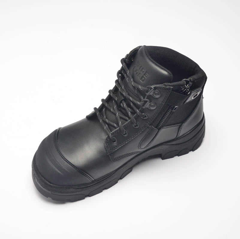 690BZ 6inch Steel Toe Work Boot - Black