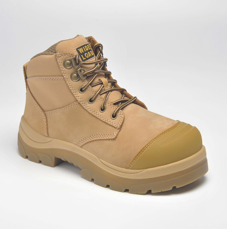 690WL 6inch Steel Toe Lace Up Work Boot - Wheat