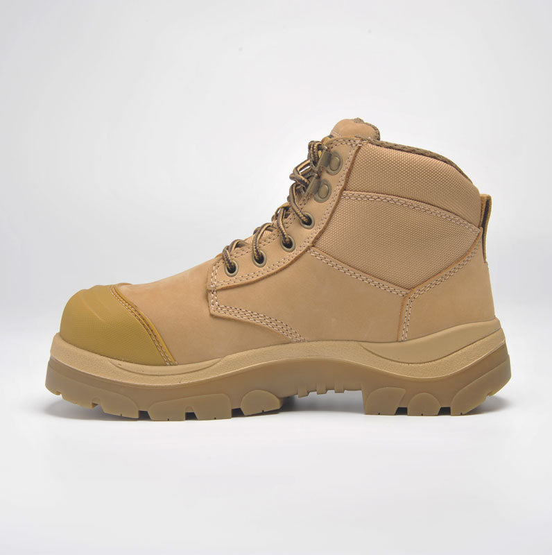 690WL 6inch Steel Toe Lace Up Work Boot - Wheat