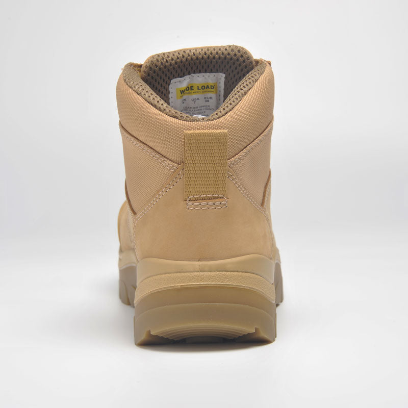 690WL 6inch Steel Toe Lace Up Work Boot - Wheat
