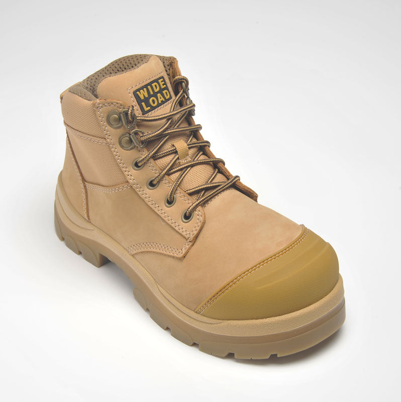 690WL 6inch Steel Toe Lace Up Work Boot - Wheat