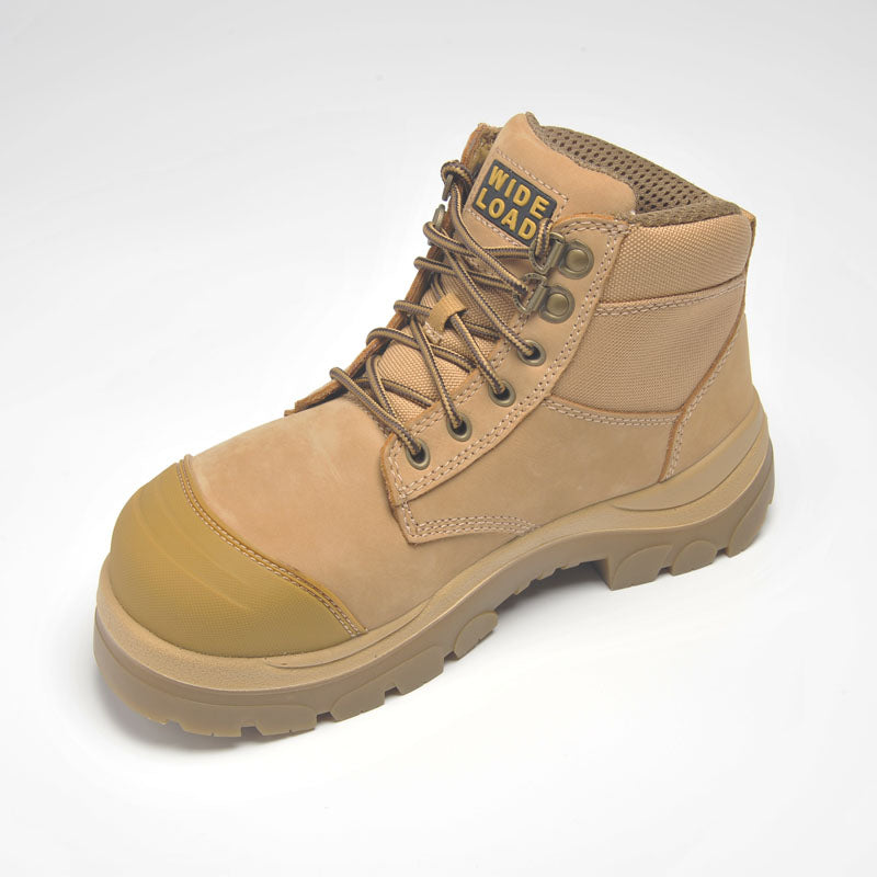690WL 6inch Steel Toe Lace Up Work Boot - Wheat