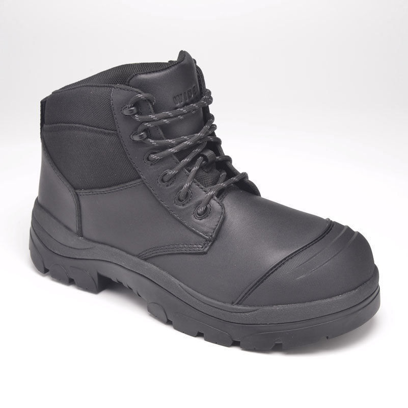 690BLWC 6inch Waterproof Composite Toe Work Boot - Black