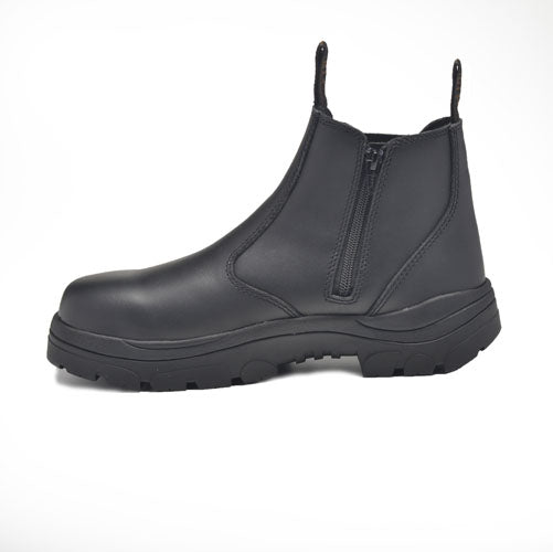 390BZN Zip Pull on Boots - Black