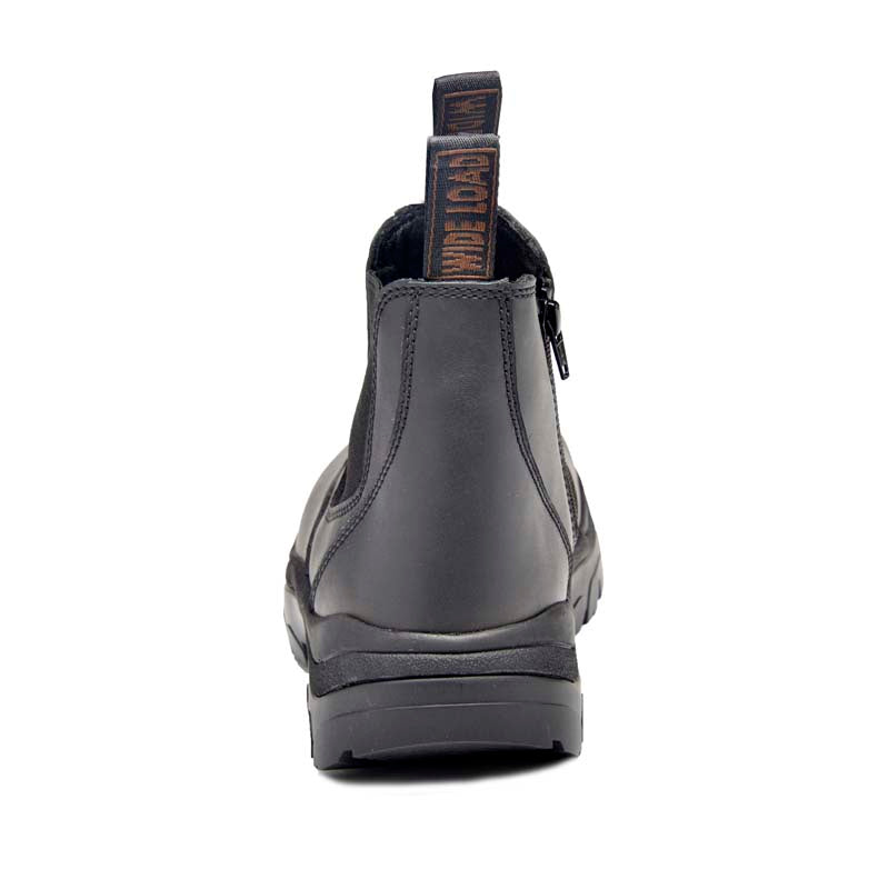 390BZN Zip Pull on Boots - Black