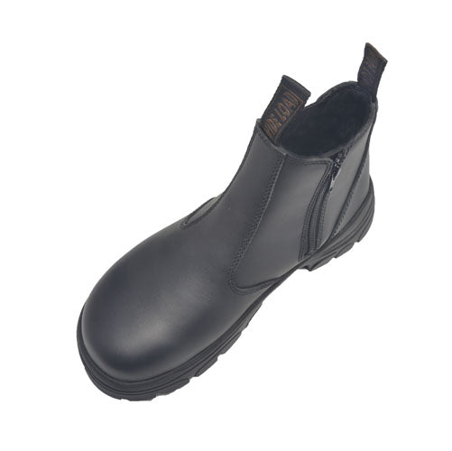 390BZN Zip Pull on Boots - Black