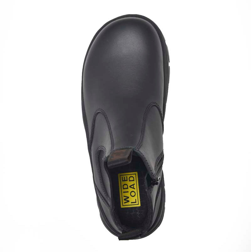 390BZN Zip Pull on Boots - Black