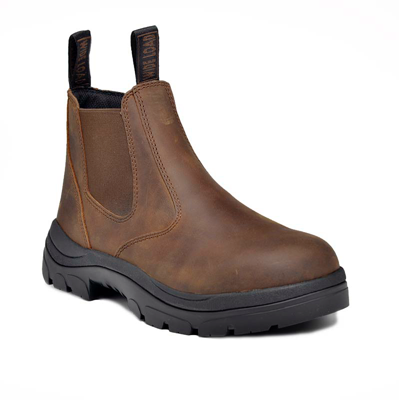 390CZN Zip Pull on Boots - Brown