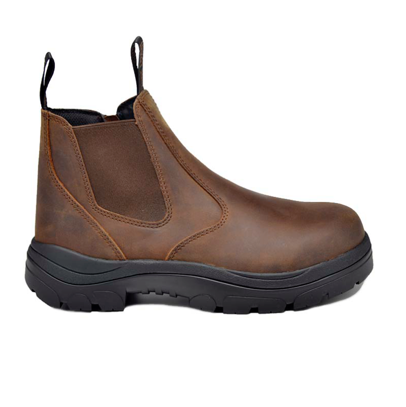 390CZN Zip Pull on Boots - Brown