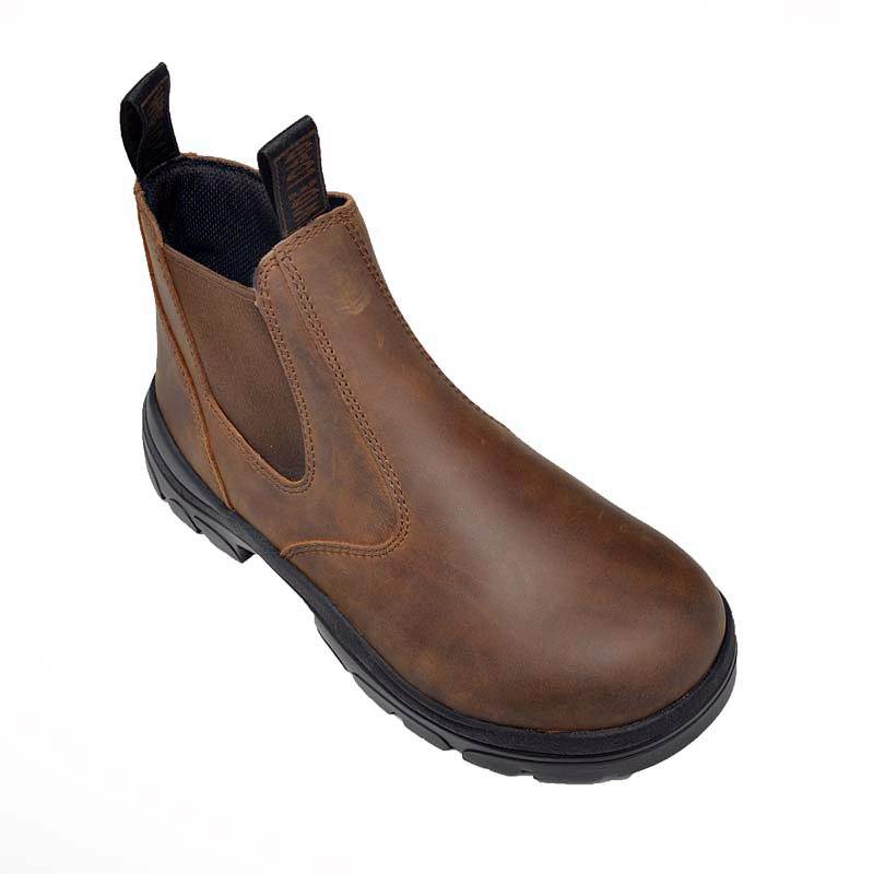 390CZN Zip Pull on Boots - Brown