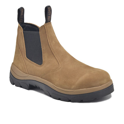 390TZN Zip Pull on Boots - Taupe