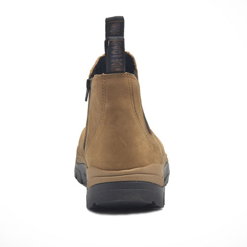 390TZN Zip Pull on Boots - Taupe