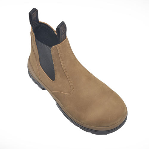390TZN Zip Pull on Boots - Taupe