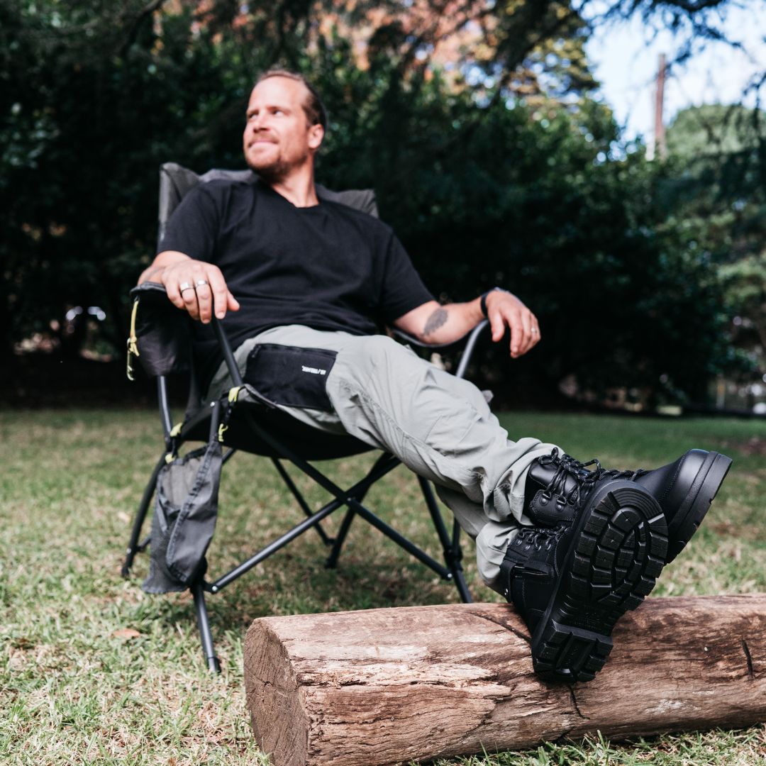 590BZN 6 Inch Boots - Black