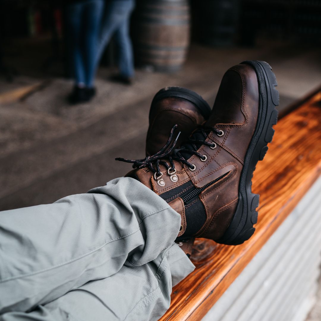 590CZN 6 Inch Boots - Brown – Wide Load Footwear