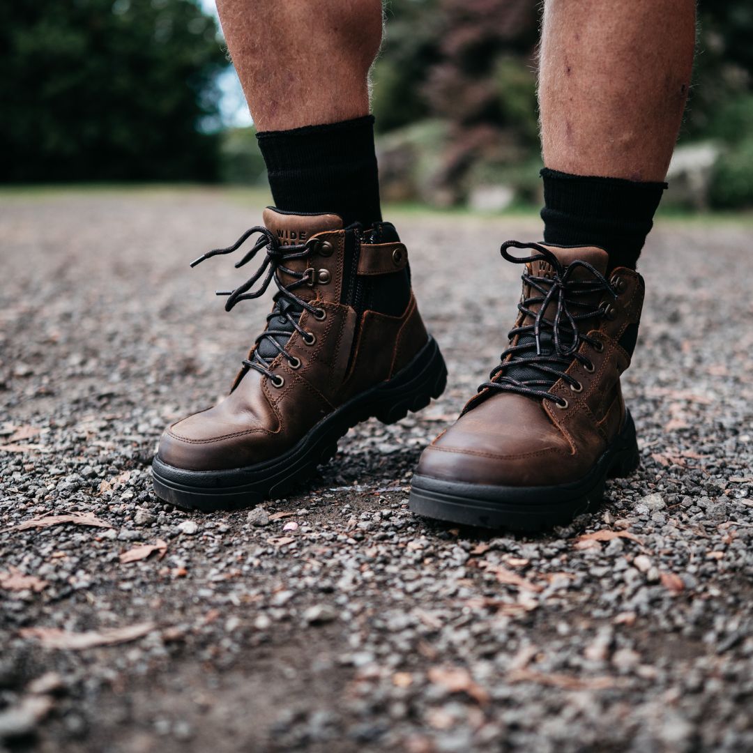 590CZN 6 Inch Boots - Brown – Wide Load Footwear