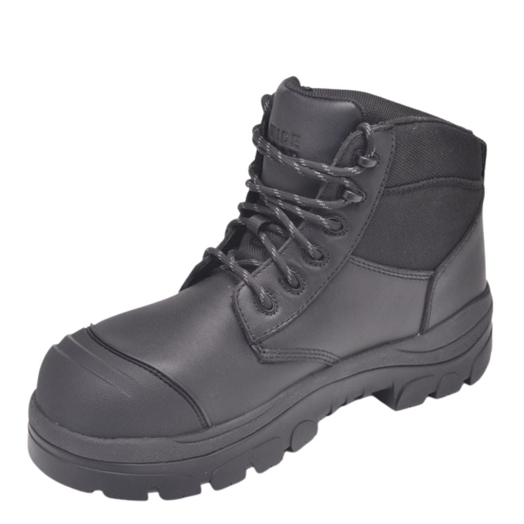 690BLWC 6inch Waterproof Composite Toe Work Boot - Black