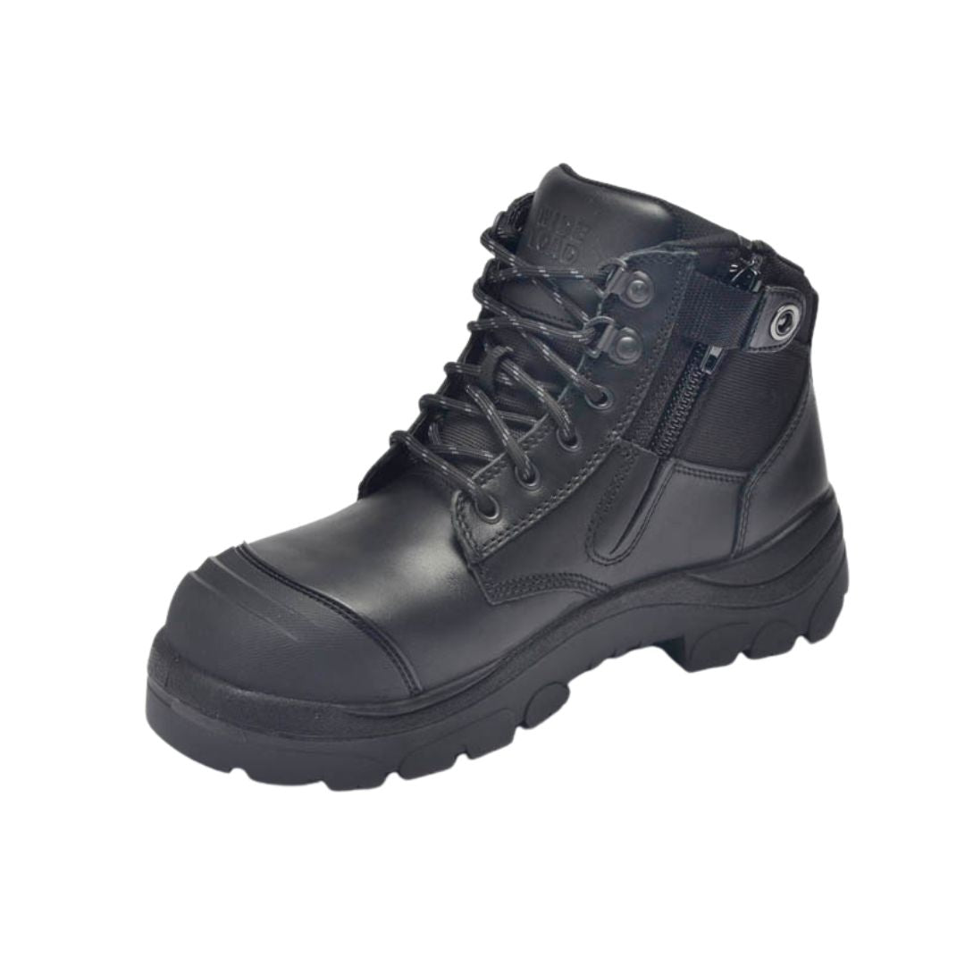 690BZ 6inch Steel Toe Work Boot - Black
