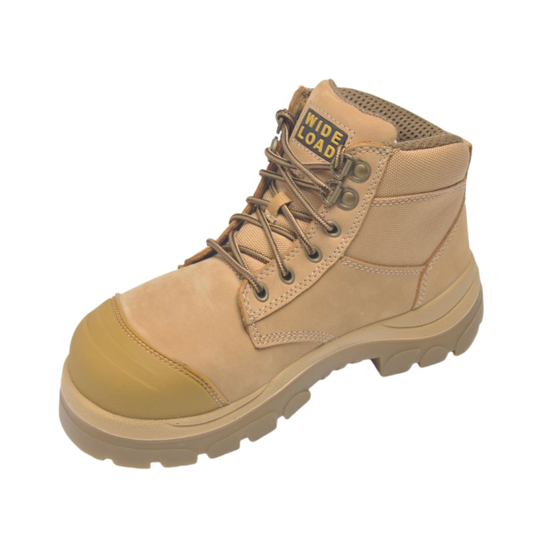 690WL 6inch Steel Toe Lace Up Work Boot - Wheat