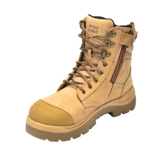 890WZ 8inch Steel Toe Work Boot - Wheat