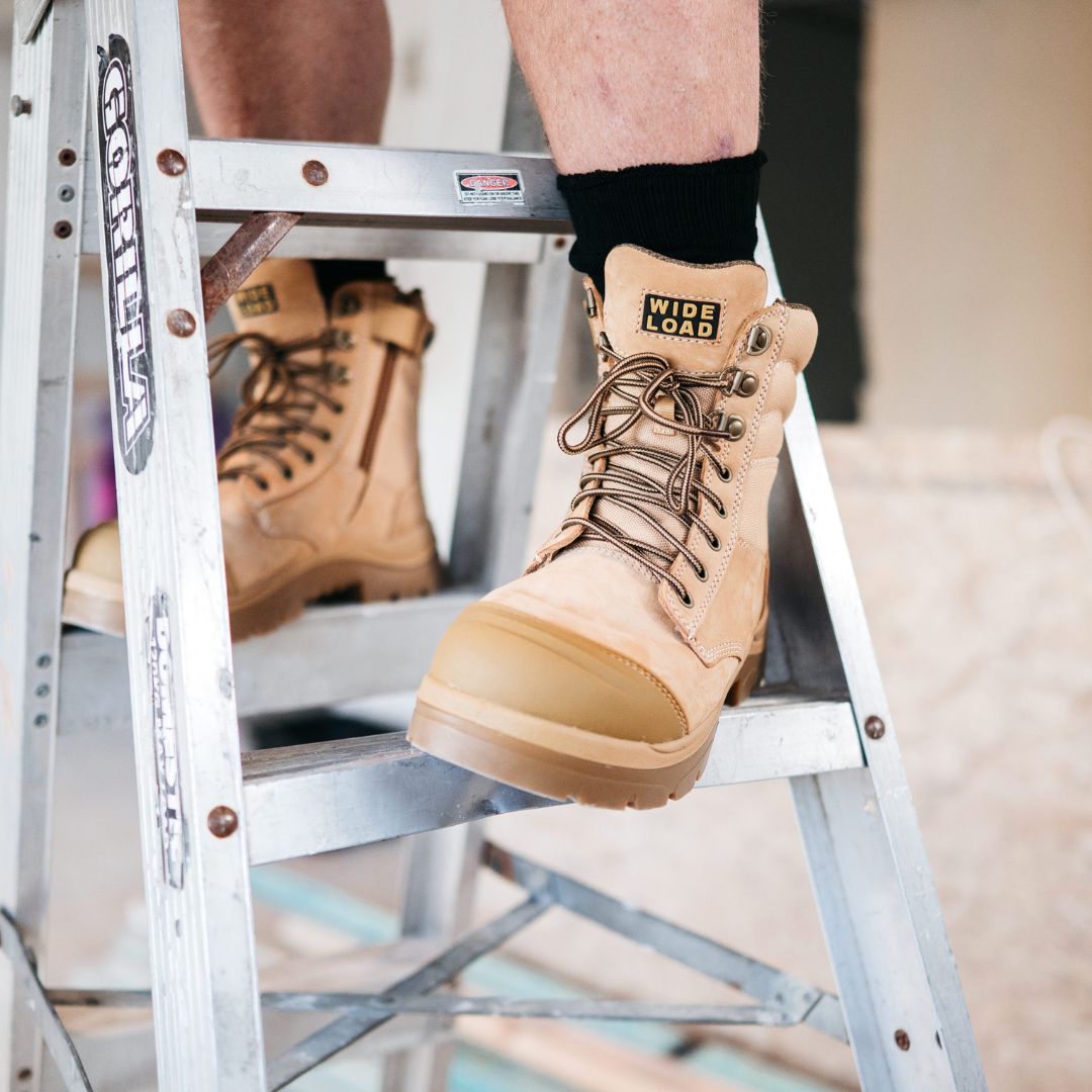 890WZ 8inch Steel Toe Work Boot - Wheat