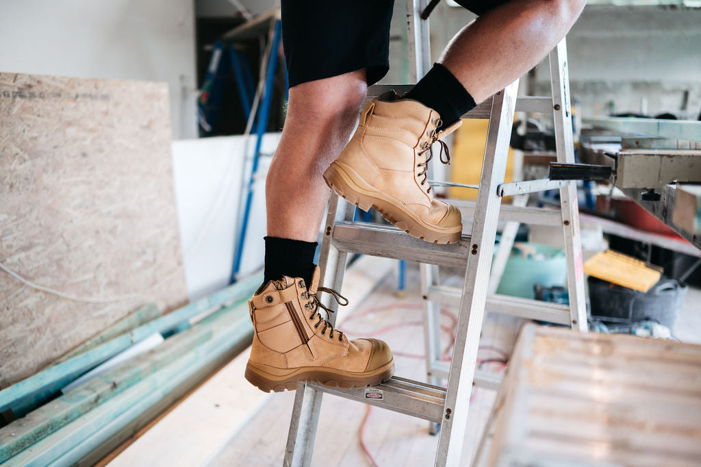 890WZC 8inch Composite Toe Work Boot - Wheat