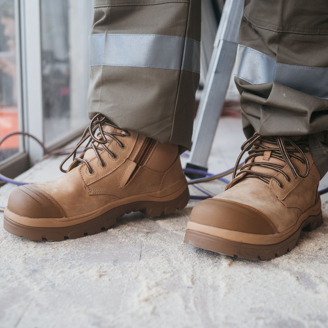 690WZN 6inch Soft Toe Work Boot - Wheat